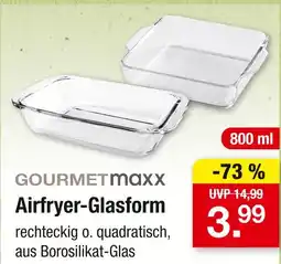 Zimmermann Gourmetmaxx airfryer-glasform Angebot