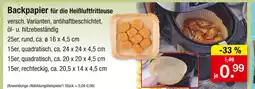 Zimmermann Backpapier Angebot