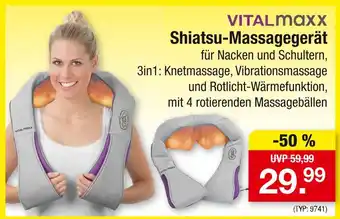 Zimmermann Vitalmaxx shiatsu-massagegerät Angebot
