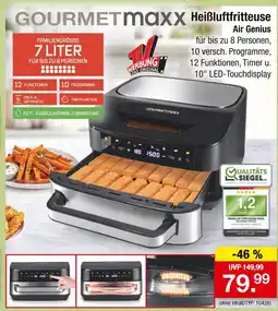 Zimmermann Gourmetmaxx heißluftfritteuse air genius Angebot