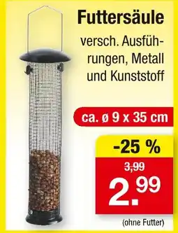 Zimmermann Futtersäule Angebot