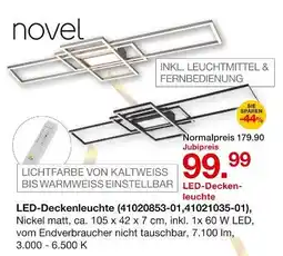 Möbelzentrum Pforzheim Novel led-deckenleuchte Angebot