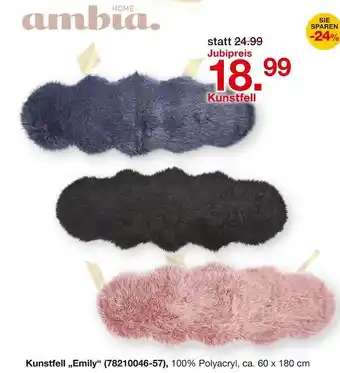 Möbelzentrum Pforzheim Ambia home kunstfell emily Angebot