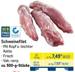METRO Schweinefilet Angebot