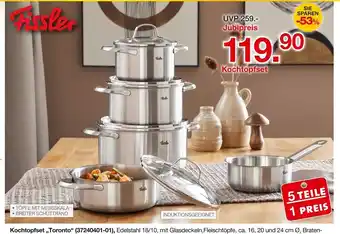 Möbelzentrum Pforzheim Fissler kochtopfset toronto Angebot