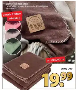 Zurbrüggen Wohndecke doubleface Angebot