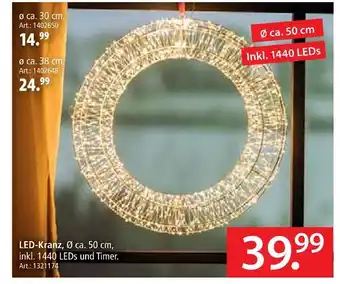 Zurbrüggen Led-kranz Angebot