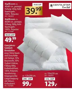 Zurbrüggen Centa-star limited kopfkissen Angebot