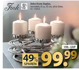 Zurbrüggen Fink deko-kranz duplex Angebot