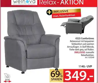 Zurbrüggen Welnova 4323 comfortimes relaxsessel Angebot