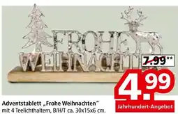 Segmüller Adventstablett „frohe weihnachten“ Angebot