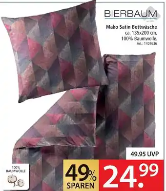 Zurbrüggen Bierbaum mako satin bettwäsche Angebot