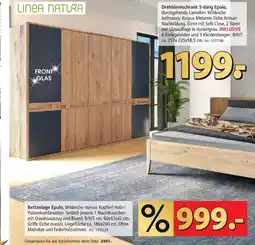 Zurbrüggen Linea natura drehtürenschrank 5-türig epulo Angebot
