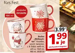 Segmüller Becher „weihnachten“ Angebot