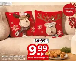 Segmüller Kissen „knitted rudolf“ Angebot