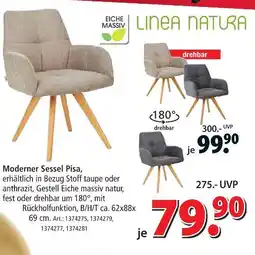 Zurbrüggen Linea natura moderner sessel pisa Angebot