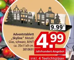 Segmüller Adventstablett „skyline“ Angebot