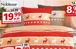Segmüller Noblesse biber-bettwäsche „hirsch“ Angebot