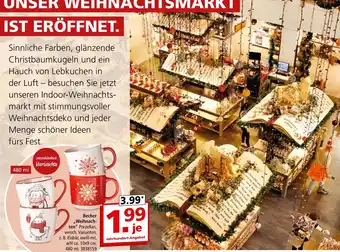 Segmüller Becher weihnachten Angebot