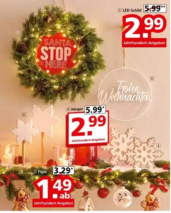 Segmüller Led-schild „santa“ Angebot
