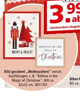 Segmüller Bild gerahmt „weihnachten“ Angebot