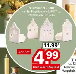Segmüller Teelichthalter „haus“ Angebot