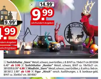 Segmüller Teelichthalter „stern“ Angebot