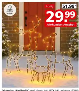 Segmüller Dekoleuchte „hirschfamilie“ Angebot