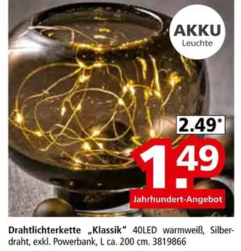 Segmüller Drahtlichterkette „klassik“ Angebot