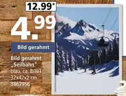 Segmüller Bild gerahmt „seilbahn” Angebot