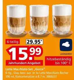 Segmüller Leonardo latte macchiato-set gocce Angebot