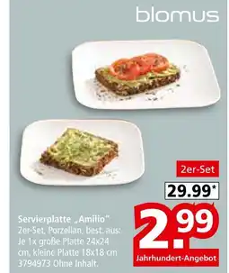 Segmüller Blomus servierplatte „amilio“ Angebot