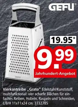 Segmüller Gefu vierkantreibe „grato“ Angebot