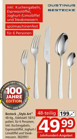 Segmüller Justinus bestecke besteck style art Angebot