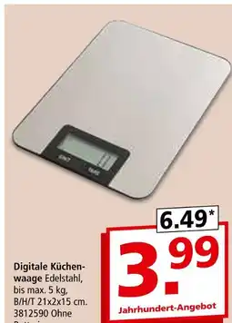 Segmüller Digitale küchenwaage Angebot