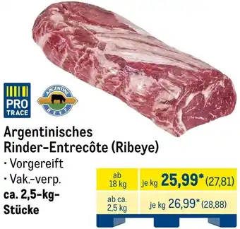 METRO Argentinisches Rinder-Entrecôte (Ribeye) Angebot