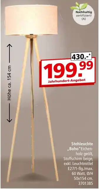 Segmüller Stehleuchte boho Angebot