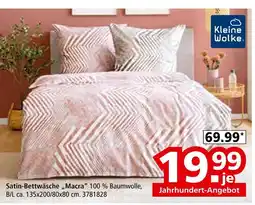 Segmüller Kleine wolke satin-bettwäsche „macra“ Angebot