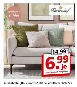 Segmüller Fürstenhof kissenhülle „boucleoptik“ Angebot