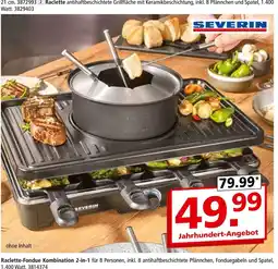 Segmüller Severin raclette-fondue kombination 2-in-1 Angebot