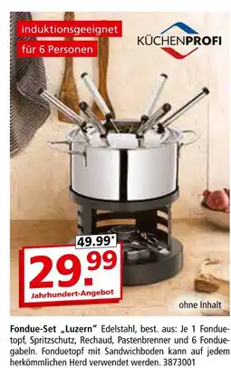 Segmüller Küchenprofi fondue-set „luzern“ Angebot