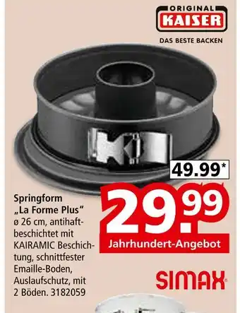 Segmüller Kaiser springform „la forme plus“ Angebot