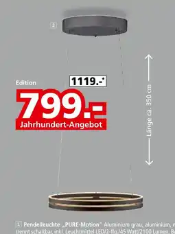 Segmüller Pendelleuchte „pure-motion“ Angebot