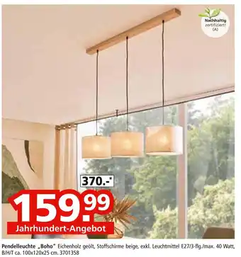 Segmüller Pendelleuchte „boho“ Angebot