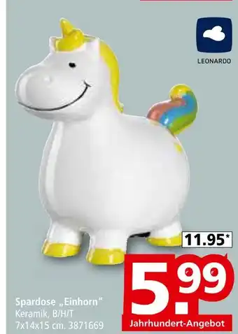 Segmüller Leonardo spardose einhorn Angebot