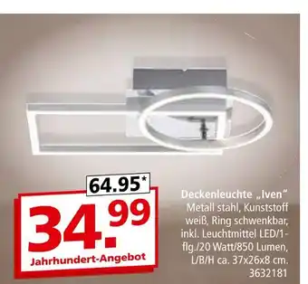 Segmüller Deckenleuchte „iven“ Angebot