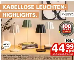 Segmüller Sompex akku-tischleuchte 'flower' Angebot