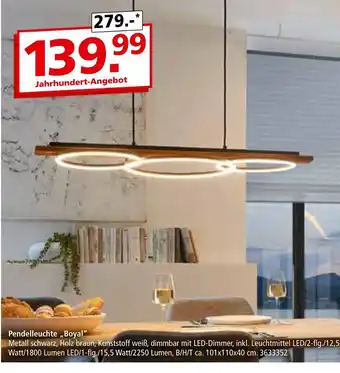 Segmüller Pendelleuchte „boyal“ Angebot