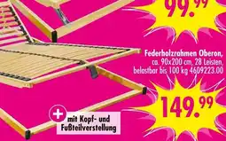 Möbel Boss Federholzrahmen oberon Angebot
