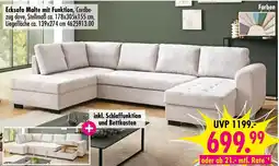 Möbel Boss Ecksofa malte mit funktion Angebot